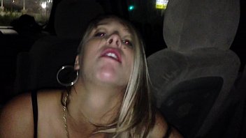 Gorgeous blond sucks and swallows my thick load